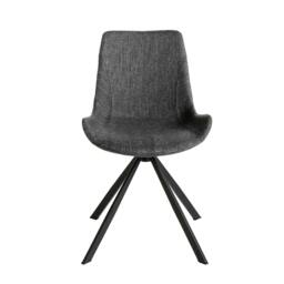 Rackhams Dark Grey Fabric Swivel Chair 4071 - thumbnail 2