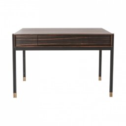 Rackhams Bali Dressing Table / Desk - Ebony Veneer - Ebony - thumbnail 1