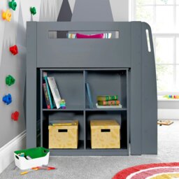 Rackhams Lacy Grey Storage Mid Sleeper Bed - Bed Only - thumbnail 3