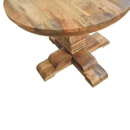 Rackhams Solid mango wood Valentina Round Dining Table - thumbnail 6