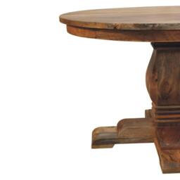 Rackhams Solid mango wood Valentina Round Dining Table - thumbnail 5