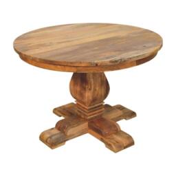 Rackhams Solid mango wood Valentina Round Dining Table - thumbnail 4