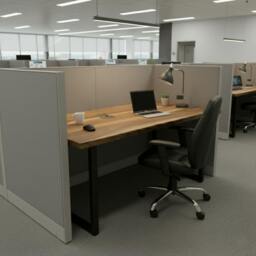 Rackhams Luxury Walnut Office Desk - 280 - 45 - thumbnail 4