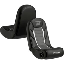 Rackhams Sabre 2.0 Bluetooth Surround Sound Gaming Chair - Grey - PU - Rocker Gaming Chair