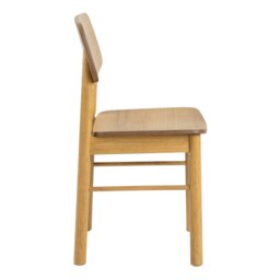 Rackhams Barlow Dining Chair in Matt Oak Set of 2 - 1 - thumbnail 3
