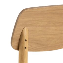 Rackhams Barlow Dining Chair in Matt Oak Set of 2 - 1 - thumbnail 4