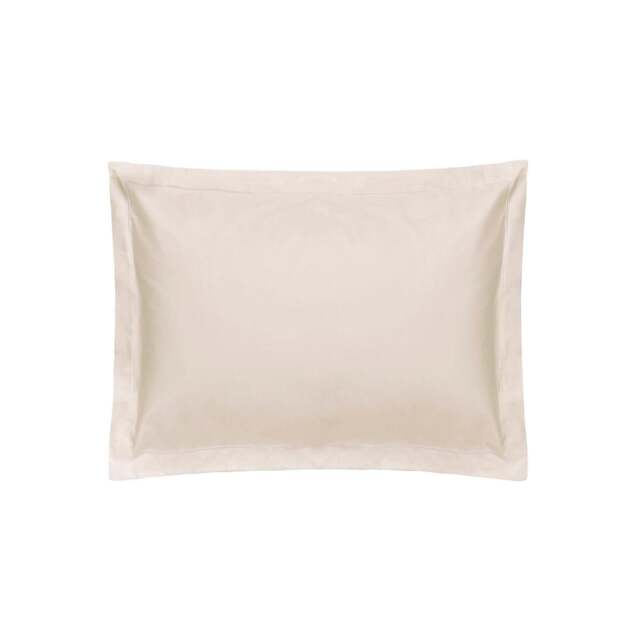 Rackhams Easycare Percale Oxford Pillowcase - Powder Pink - One Size - Powder Pink - 50% Cotton/50% Polyester - image 1