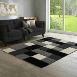 Rackhams Dexter Carved Rug - 160 x 230 - Pink - thumbnail 2