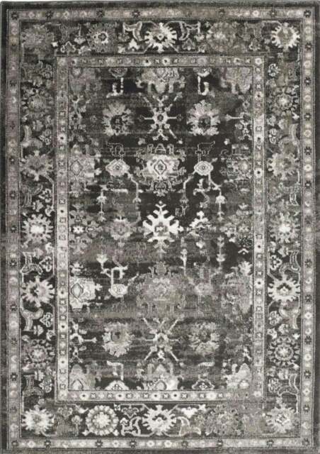 Rackhams Anatolia Dark Grey Vintage Rug - 120X170 cm - image 1