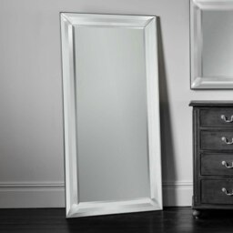 Rackhams Modena Art Deco Full Length Mirror - 165cm x 78.5cm - Silver - thumbnail 5