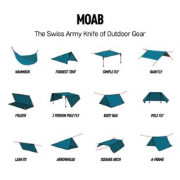 Rackhams MOAB All-In-One Shelter Hammock - thumbnail 4