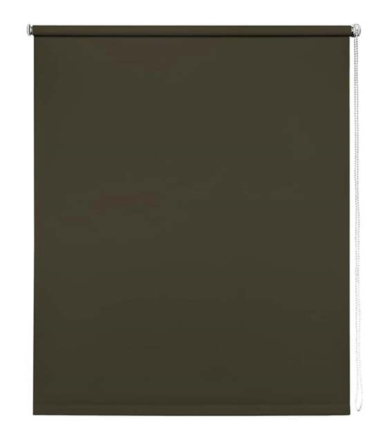 Rackhams Chocolate Trimmable Thermal Blackout Roller Blinds - 120cm - image 1