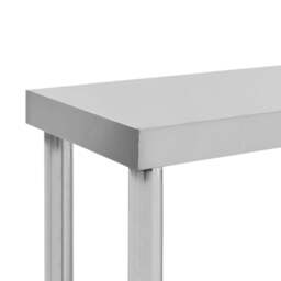 Rackhams 2-Tier Work Table Overshelf 120x30x65 cm Stainless Steel - thumbnail 5