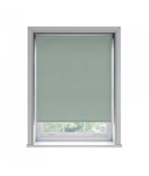 Rackhams No Drill Duck Egg Blue Thermal Blackout Roller Blind (170cm Drop) - 70cm - thumbnail 1