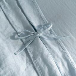 Rackhams Mineral Blue French Linen 40cm Deep Fitted Sheets - Double - thumbnail 6