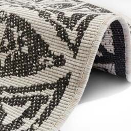 Rackhams Indoor - Outdoor Round Lilja Vintage Black Rug - Ø 200 cm - thumbnail 2