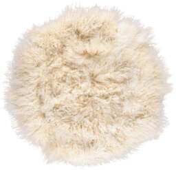 Rackhams Curly Cake Cushion - 45 cm - 62 cm - 38 cm - Arctic Sunrise/Dove - D45 cm - thumbnail 6
