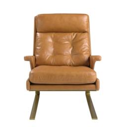 Rackhams Camel Leather Armchair 5157 - Modern - Yes - No - thumbnail 2