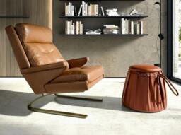 Rackhams Camel Leather Armchair 5157 - Modern - Yes - No - thumbnail 3