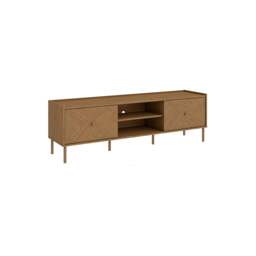 Rackhams LV80 TV Cabinet, Light Oak, 1.6m - 1.6m (160CM) - 1.6m (160CM)
