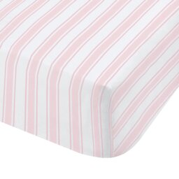 Rackhams Check and Stripe Fitted Sheet - Single