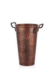 Rackhams Copper Vase - 30 cm (H) x 29 cm (W) x 22 cm (D) - thumbnail 3