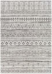 Rackhams Eagean-Geometric Black Grey White Charcoal In- & Outdoor Rug - 130 x 180 cm - thumbnail 2