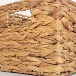 Rackhams Rectangular Water Hyacinth Storage Basket - Small - thumbnail 6