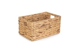 Rackhams Rectangular Water Hyacinth Storage Basket - Small