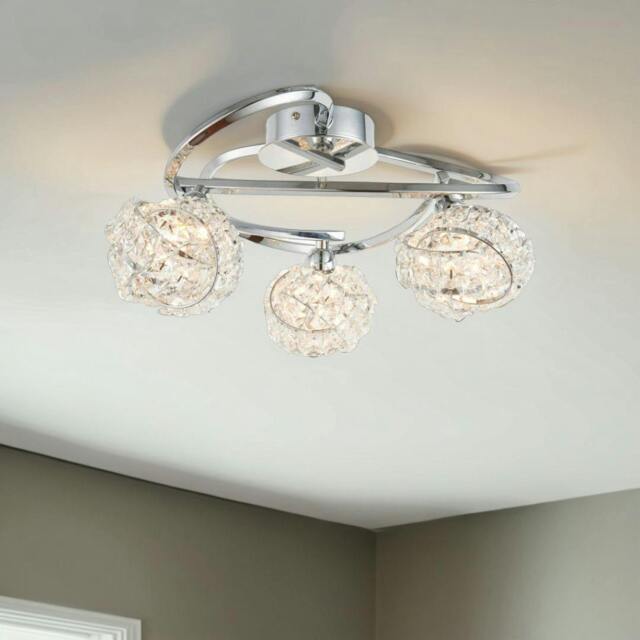 Rackhams Monaco Semi-Flush Ceiling Light - image 1