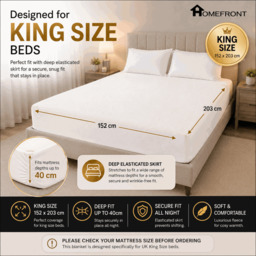 Rackhams King Size Luxury Fleece Electric Blanket With Digital Control, 9 Heat Settings and Timer Setting - thumbnail 6