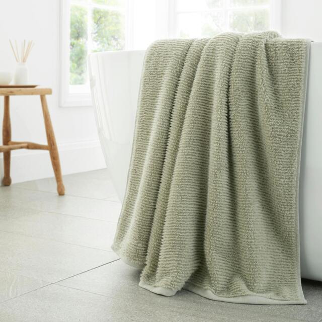 Rackhams Soft Zero Twist Spa Cotton Towel Green - Hand Towel - Green - image 1