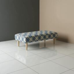 Rackhams Stylish Stitched Detail Footstool Pouffe – Premium Non-Storage Bench & Coffee Table - 36 x 24 Inches (92 x 61cm) - thumbnail 6