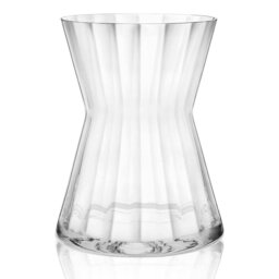 Rackhams Mirage Wide Waisted Crystal Vase - 23cm