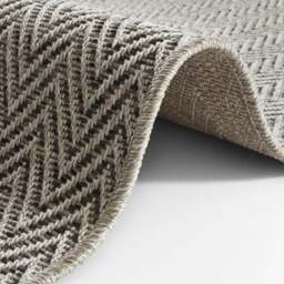Rackhams Flatwoven Nature Dark Grey Runner - Indoor-Outdoor - 80X150 cm - thumbnail 4