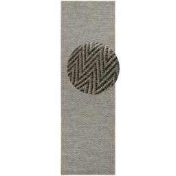 Rackhams Flatwoven Nature Dark Grey Runner - Indoor-Outdoor - 80X150 cm - thumbnail 3