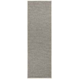 Rackhams Flatwoven Nature Dark Grey Runner - Indoor-Outdoor - 80X150 cm - thumbnail 1