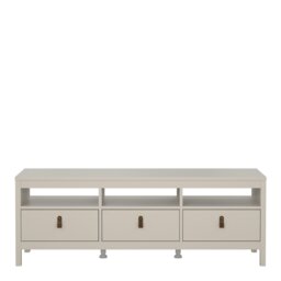 Rackhams Barcelona TV Unit 3 Drawers in Cashmere - 1 - thumbnail 3