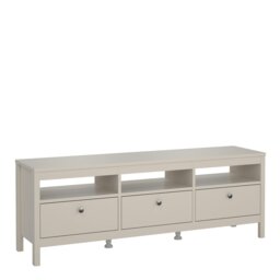 Rackhams Barcelona TV Unit 3 Drawers in Cashmere - 1 - thumbnail 2