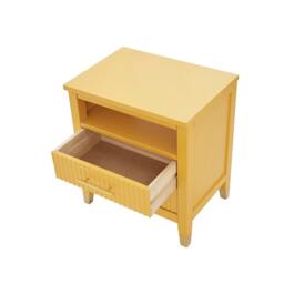 Rackhams Biasi 2 Drawer  Bedside Table - Yellow - thumbnail 5