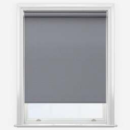 Rackhams Slate Grey Trimmable Thermal Blackout Roller Blinds - 170cm