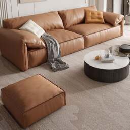 Rackhams Otto L411 Three Seater, Four Seater, Modular Sofa, Leathaire - Others ( Contact Us ) - Four Seater 330cm - With Ottoman - thumbnail 2