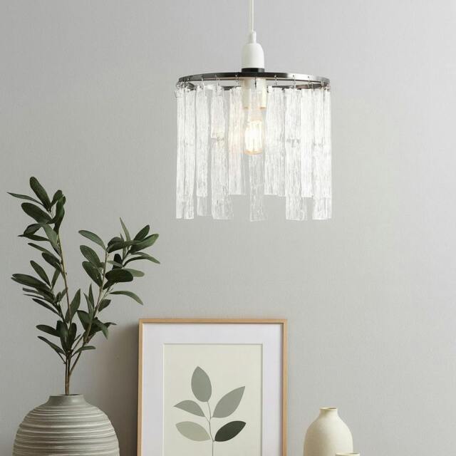 Rackhams Maren Clear Easy-Fit Pendant - image 1