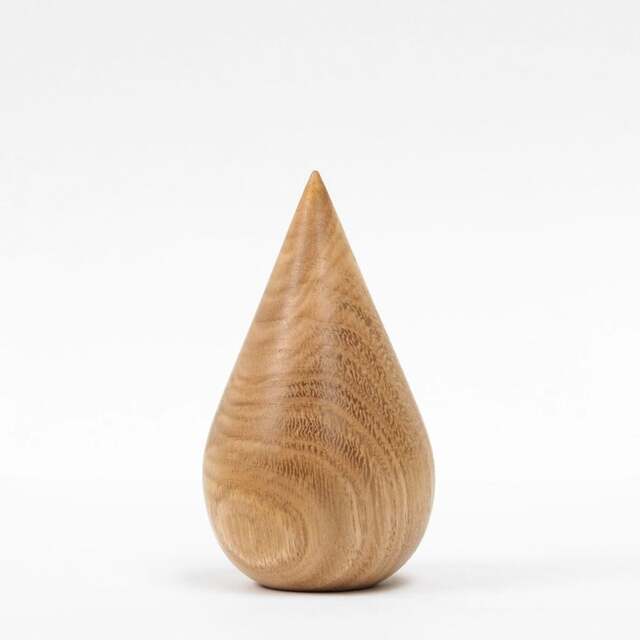 Rackhams Handmade Wooden Drop Ornament - image 1