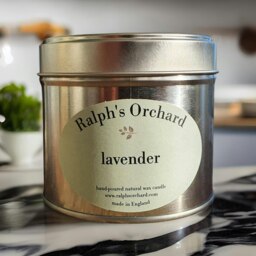 Rackhams Lavender Essential Oil Candle - Silver Tin - thumbnail 6