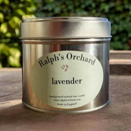 Rackhams Lavender Essential Oil Candle - Silver Tin - thumbnail 2