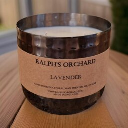 Rackhams Lavender Essential Oil Candle - Silver Tin - thumbnail 4