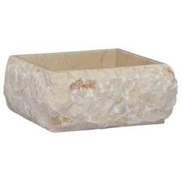 Rackhams Sink Cream 30x30x13 cm Marble - thumbnail 1