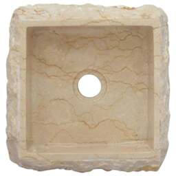 Rackhams Sink Cream 30x30x13 cm Marble - thumbnail 4
