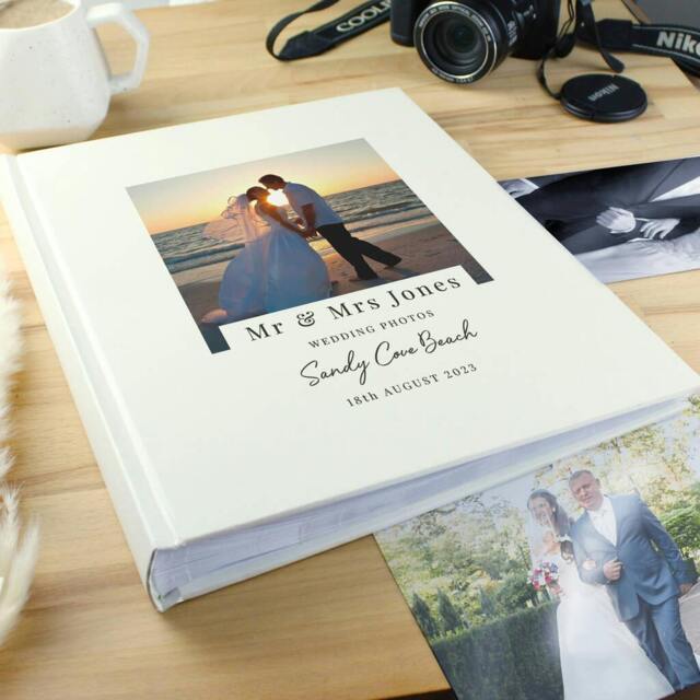 Rackhams Personalised Wedding Photo Album - H30 x W25 x D4.3cm, 1.36kg - image 1
